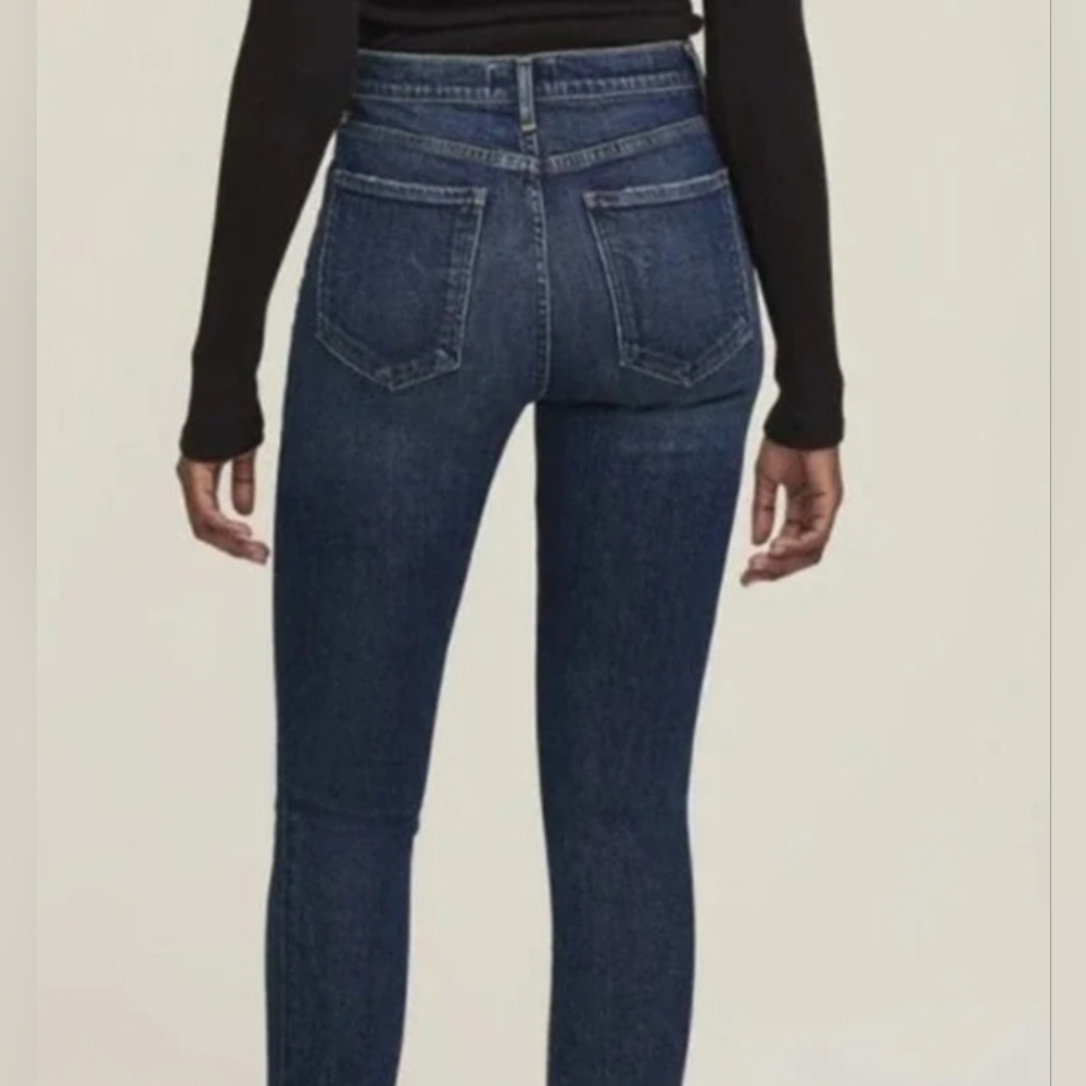 AGOLDE NICO HIGH RISE SLIM FIT JEANS - CABANA 25
